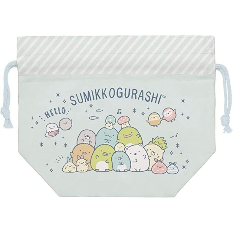 San-x Sumikko Gurashi Drawstring Lunch Bag