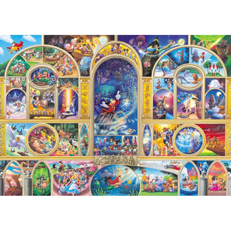 Tenyo Japan Jigsaw Puzzle D-108-988 Disney All Characters (108 Pieces)