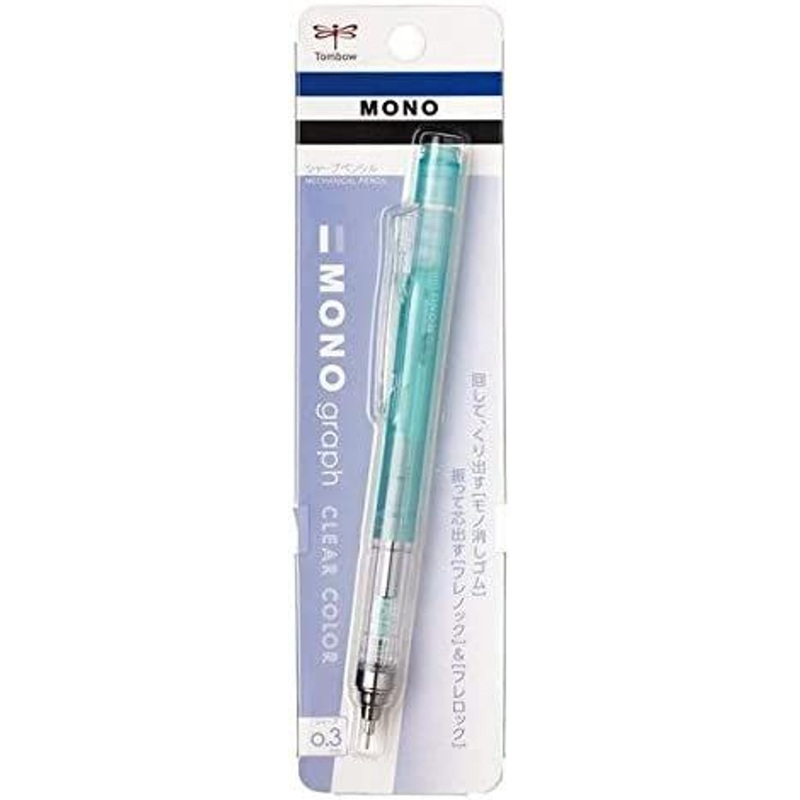 Tombow Sharp Monograph Clear Mint Pencil