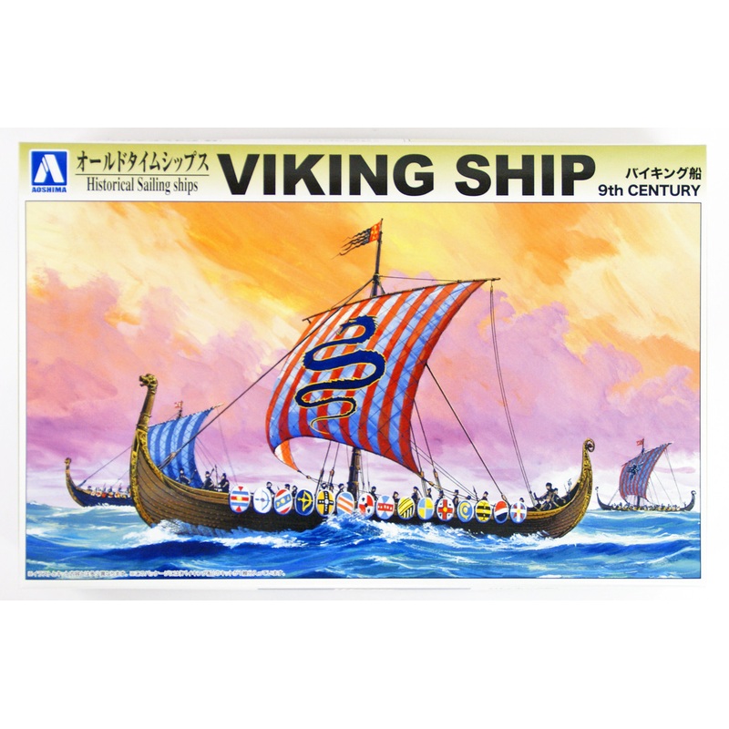 Aoshima 43172 Historical Sailing Ships VIKING SHIP Non-scale kit
