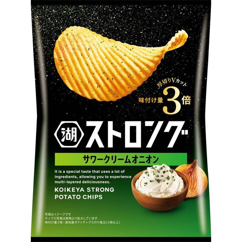 Japanese Food Strong Sour Cream Onion 53g Koikeya