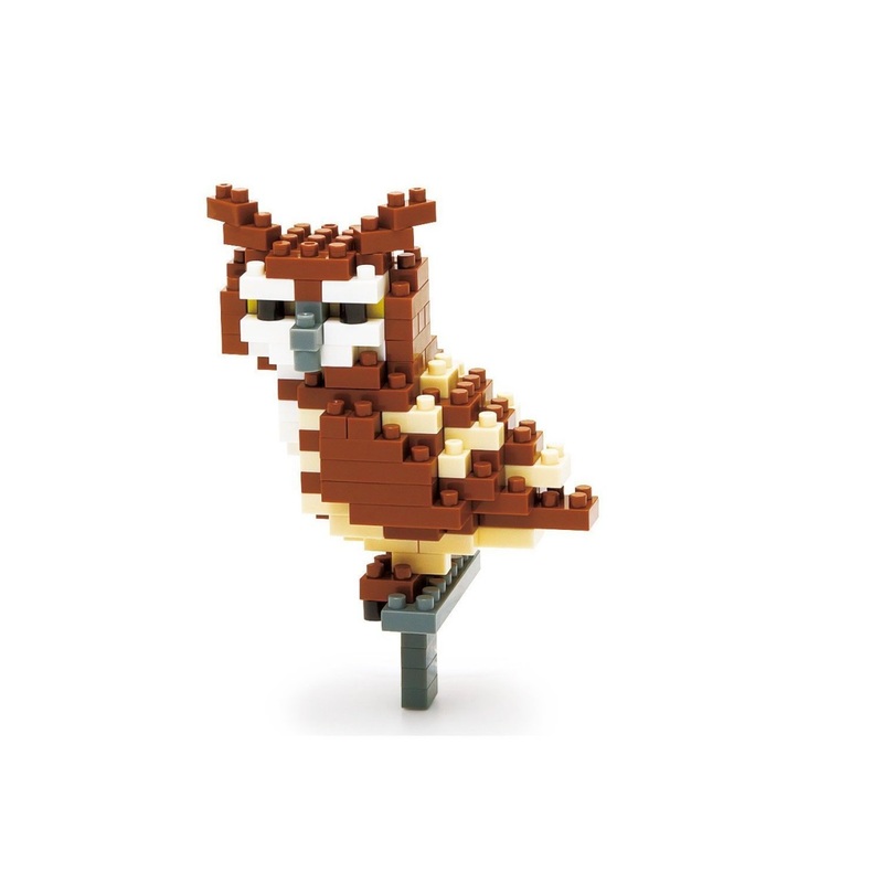 Kawada NBC-059 nanoblock Eurasian Eagle Owl