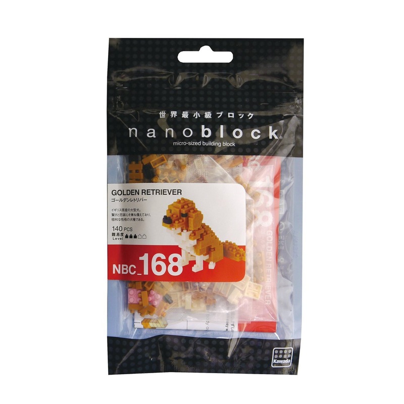Kawada NBC-168 nanoblock Golden Retriever Dog