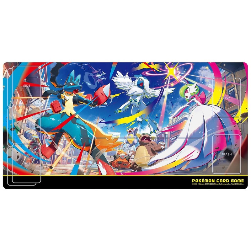 Pokemon Card Game TCG Rubber Playmat Mega Evolution EX