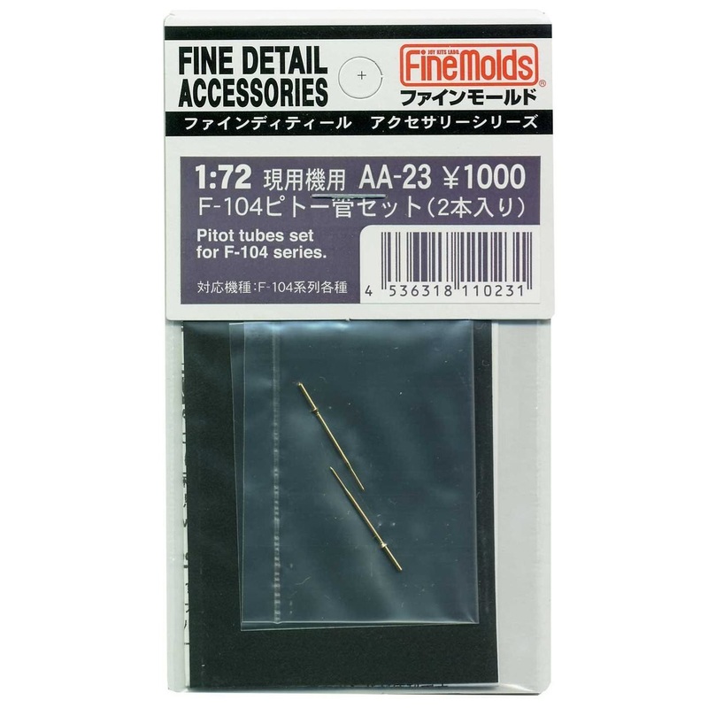 Fine Molds AA23 Pitot Tubes 2 Set for F-104 Series 1/72 Scale Kit
