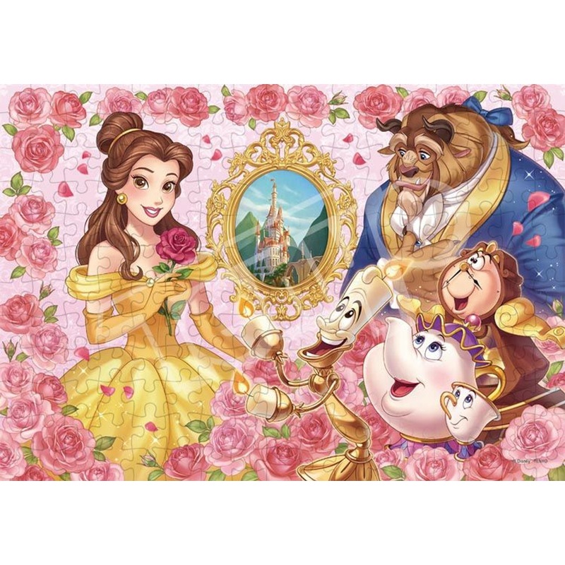 Tenyo D200-907 Jigsaw Puzzle Disney Beauty and the Beast Rose Memories (200 Pieces)