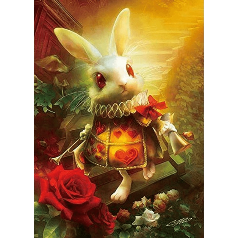APPLEOne Jigsaw Puzzle 108-081 Alice In Wonderland (108 Pieces)