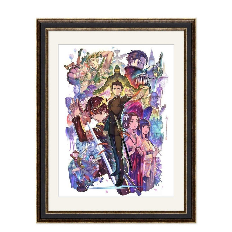 Capcom The Great Ace Attorney 1&2 – The Adventure And Determination Of Naruhodo Ryunosuke – Main Visual Framed Character Fine Graph