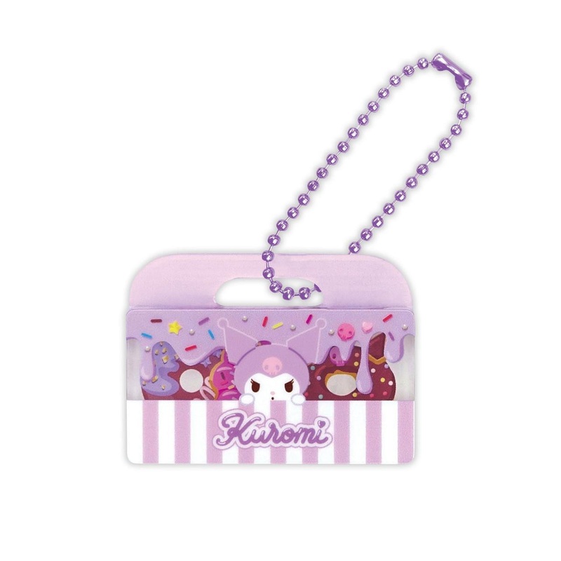 OST Sanrio C Donut Package Keychain Kuromi