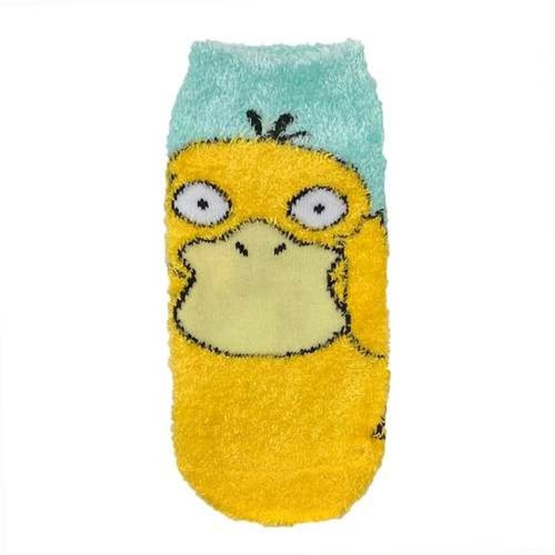 Pokemon Center Fluffy Kids Socks – Psyduck