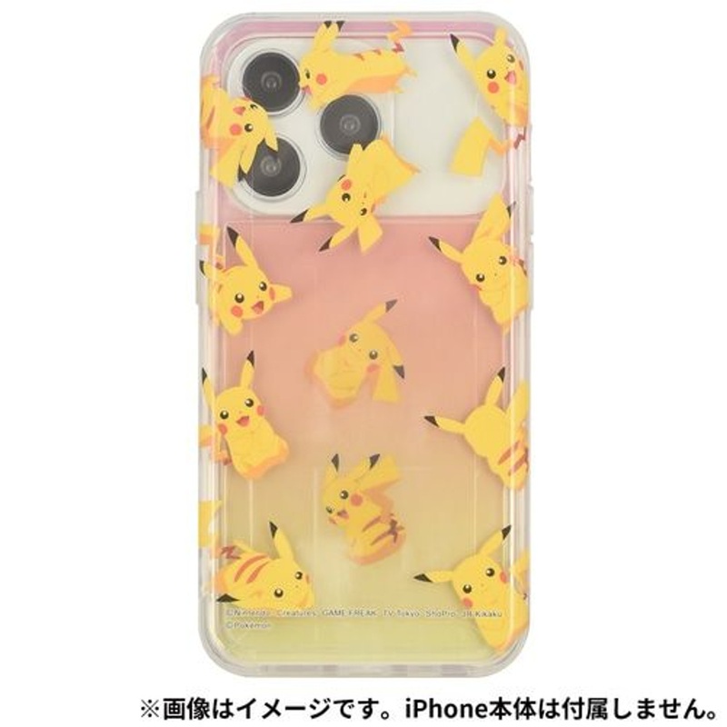 Pokemon Center Original Smartphone Case iPhone 14/14Pro/13/13Pro/12/12Pro SHOWCASE+Pikachu