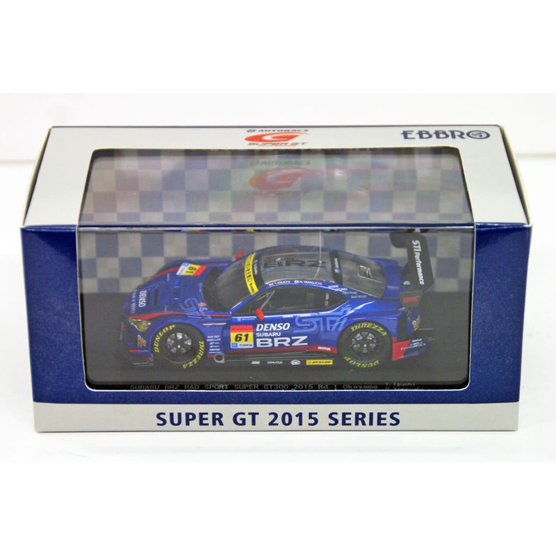 Ebbro 45294 SUBARU BRZ R&D SPORT SUPER GT300 2015 Rd.1 Okayama No.61 1/43 Scale