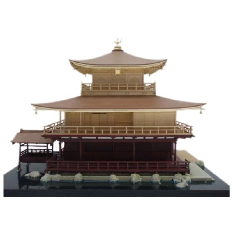 Fujimi Tatemono-4 Kinkakuji (Golden Pavilion) Temple 1/100 Scale Kit