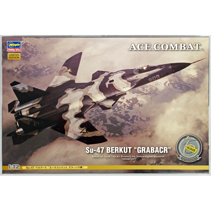 Hasegawa SP322 Ace Combat Su-47 Berkut Grabacr 1/72 Scale Kit