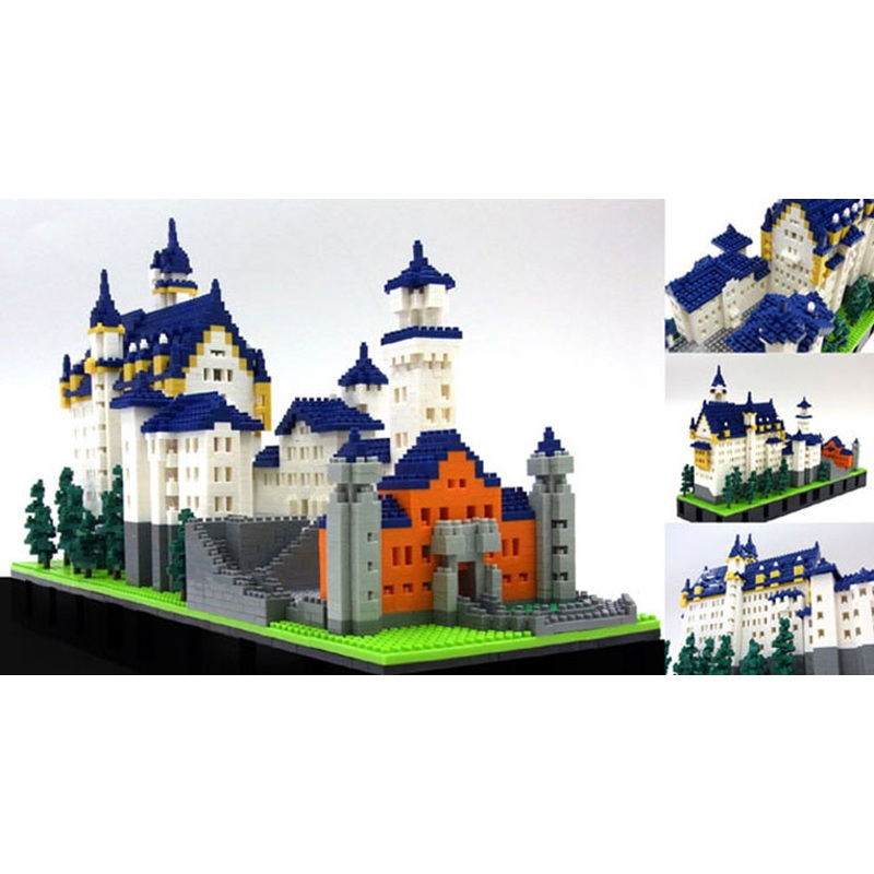 Kawada NB-009 nanoblock Neuschwanstein Castle Deluxe