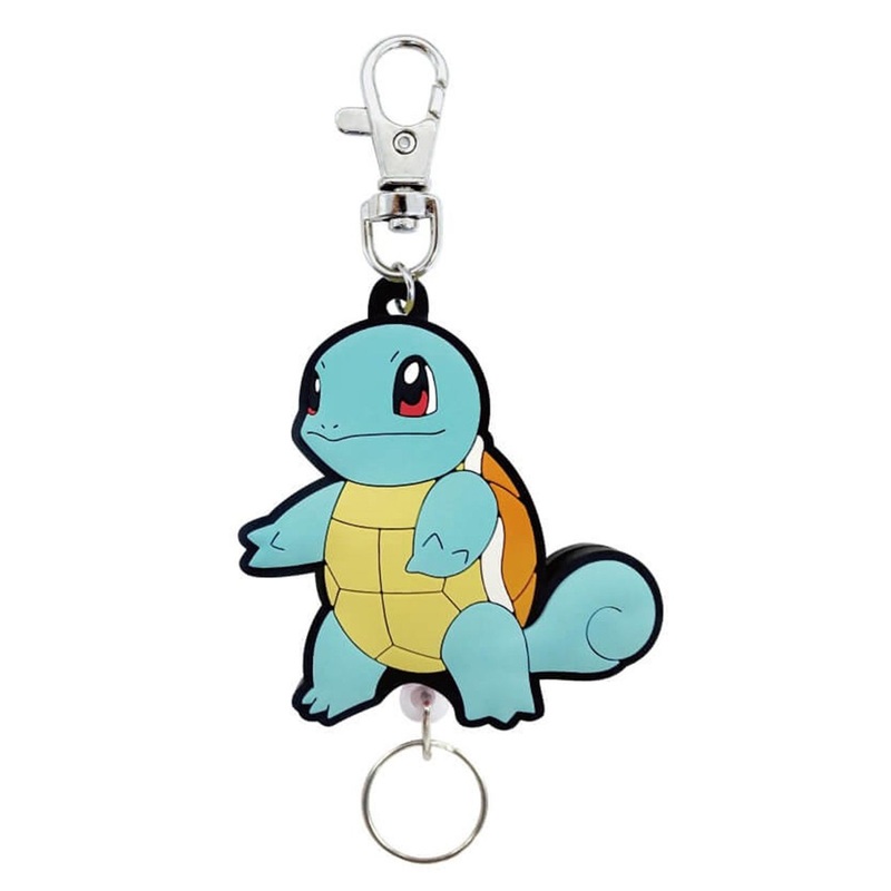 Pokemon Center Rubber Reel Keychain Squirtle