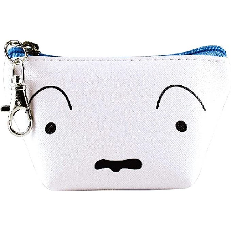 T’s Factory Crayon Shin-chan Triangle Mini Pouch Shiro / Face