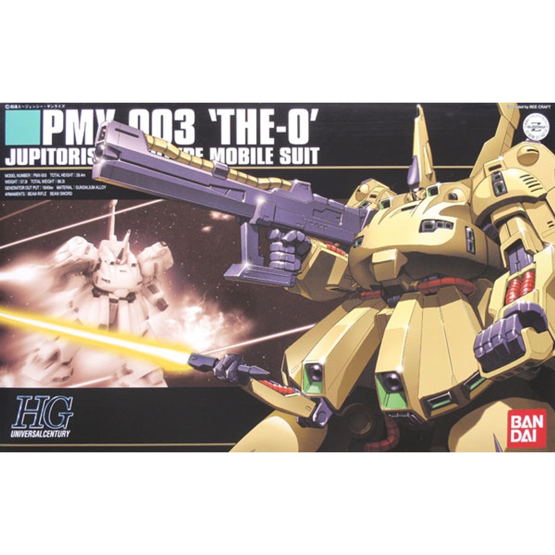 Bandai HGUC 036 Gundam PMX-003 THE-O 1/144 Scale Kit