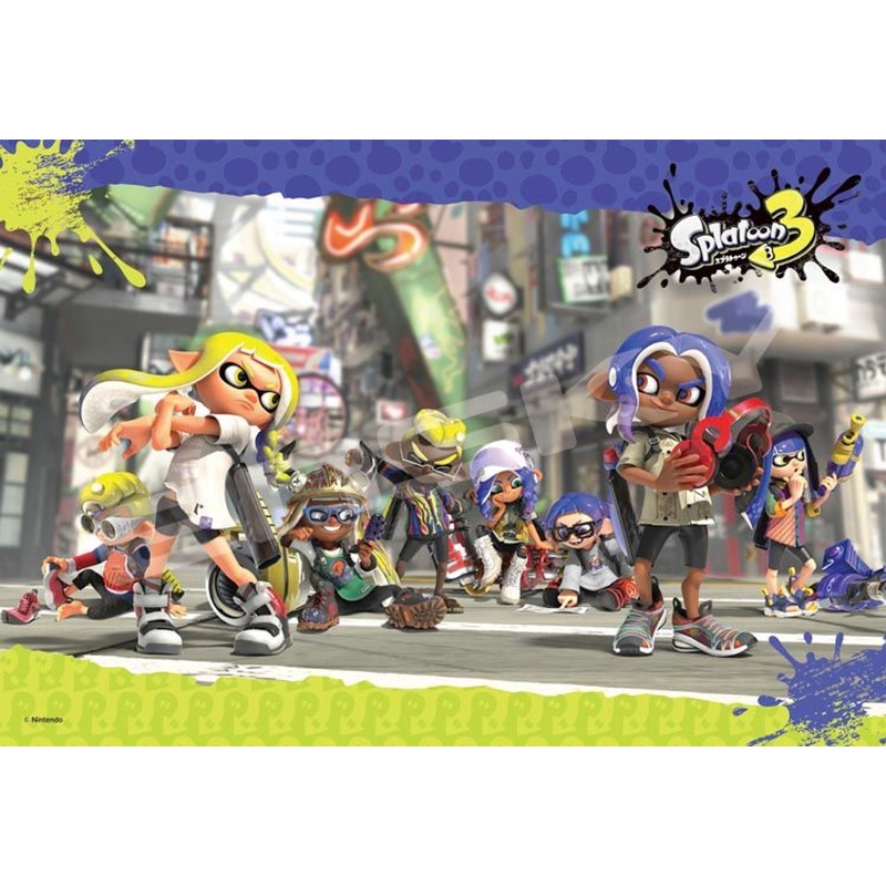 Ensky 300-3013 Jigsaw Puzzle Splatsville Splatoon (300 Pieces)