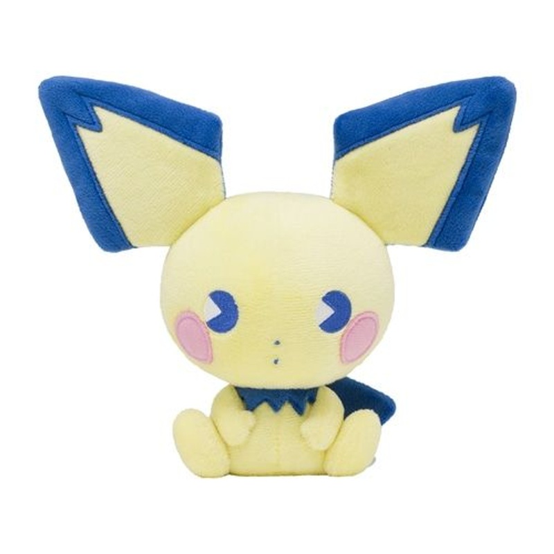 Pokemon Center Original Plush Doll Pichu (Sakio Soda Refresh)