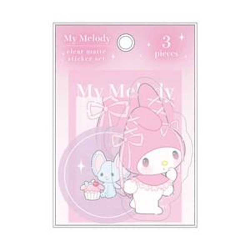 T’s Factory Sanrio Clear Matte Sticker Set Ballet Core / My Melody