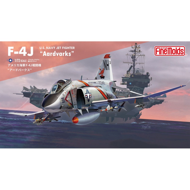 Fine Molds 1/72 U.S. Navy F-4J Phantom II Fighter Aardvarks [Limited Edition] Plastic Model