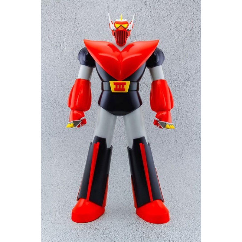 Action Toys Super Robot Vinyl Collection Sandaioh Figure (Blocker Gunsdan IV Machine Blaster)