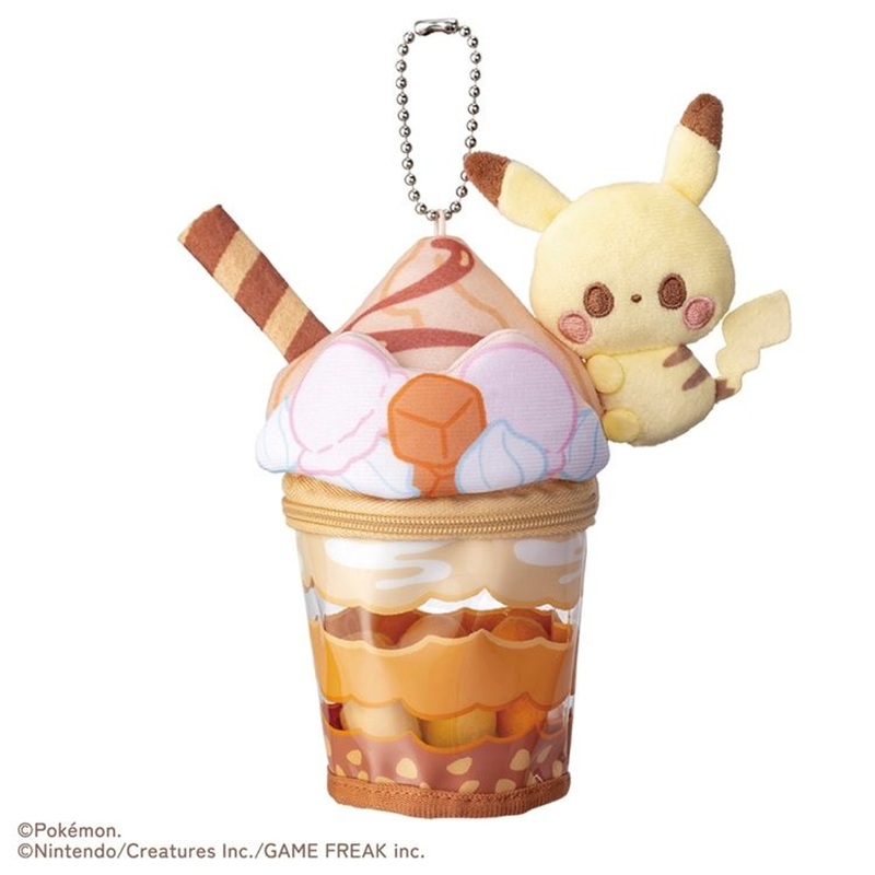 Pokemon Center Original PokePeace Pikachu’s Caramel Parfait Plush Charm