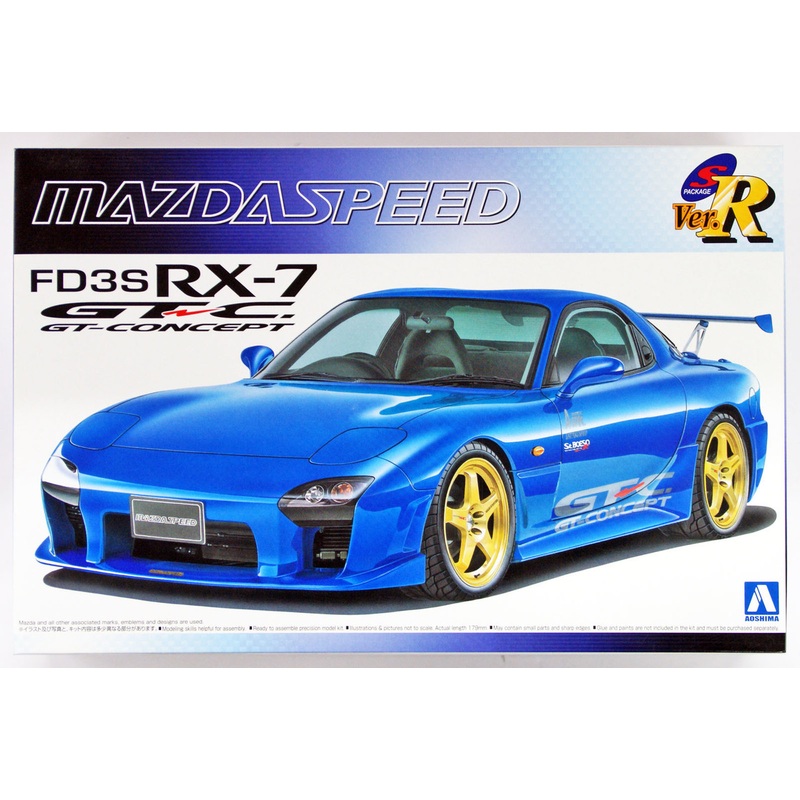 Aoshima 42175 Mazda RX-7 (FD3S) GT-Concept Mazdaspeed 1/24 Scale Kit