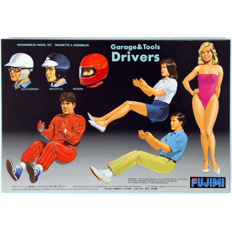 Fujimi GT04 110042 Garage & Tool Series Drivers 1/24 Scale Kit 110042