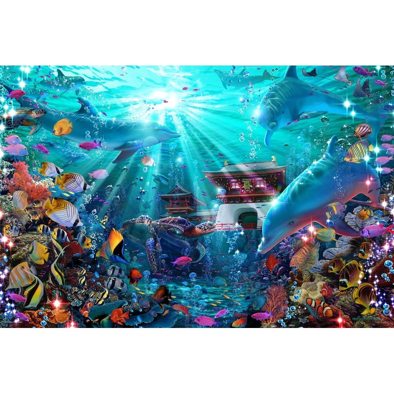 Jigsaw Puzzle Castle Under the Sea (1000 Pieces)