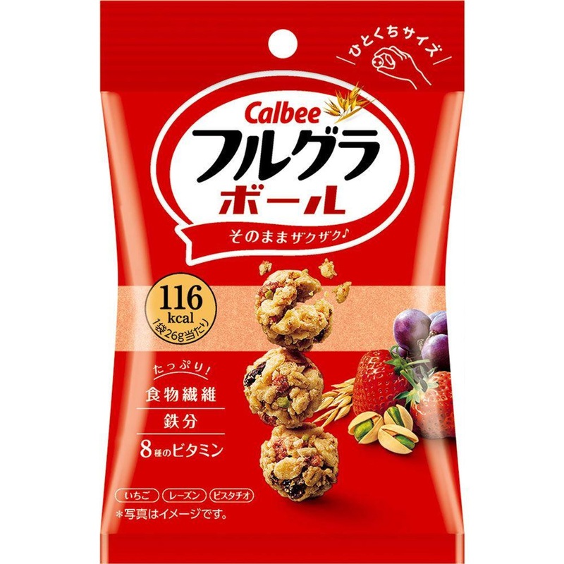 Japanese Food Full Granola Ball 26g Calbee