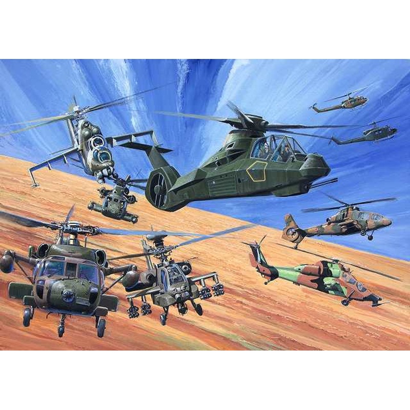 Pit-Road Skywave S-25 Military Helicopters 1/700 Kit