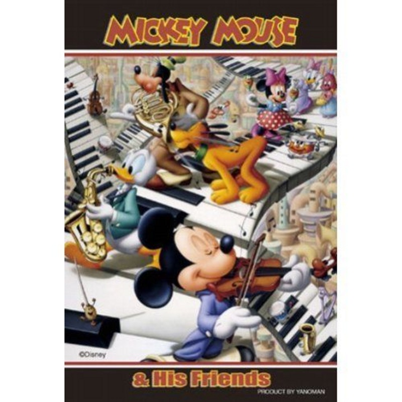 Yanoman Jigsaw Puzzle 98-320 Disney Mickey & Friends Concert(204 Small Pieces)