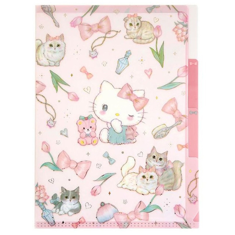 Miki Takei Sanrio A5 Clear File Hello Kitty Elegance