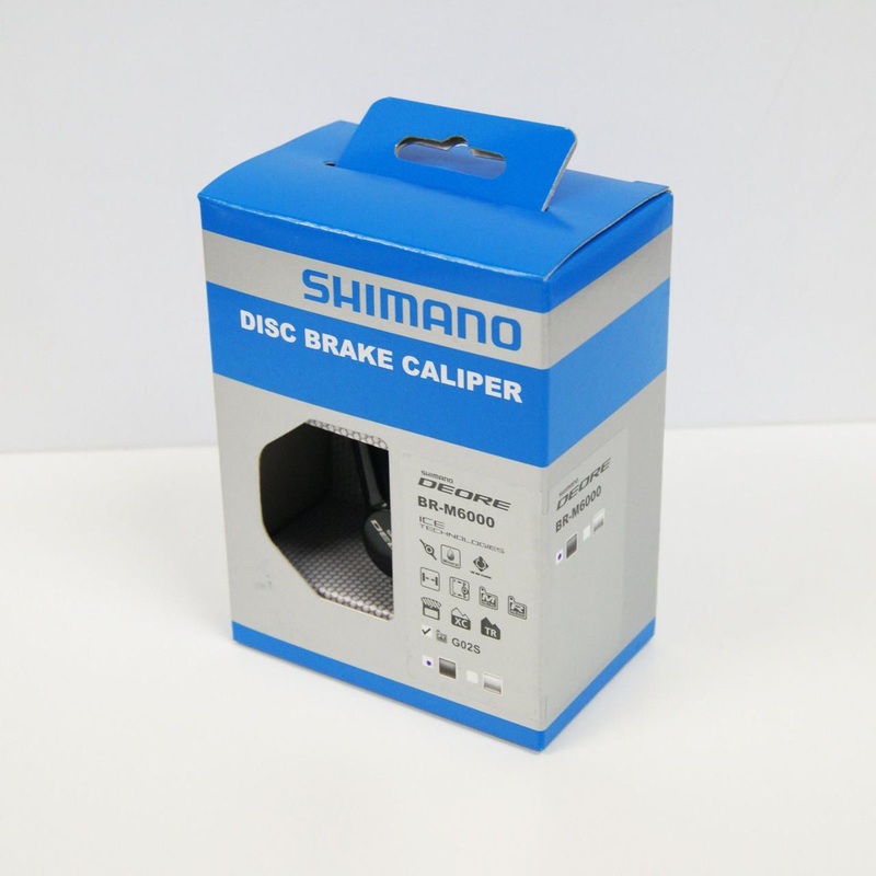 Shimano (Cycling) DEORE BR-M6000 Hydraulic Disc Brake Caliper Black EBRM6000MPPRXL