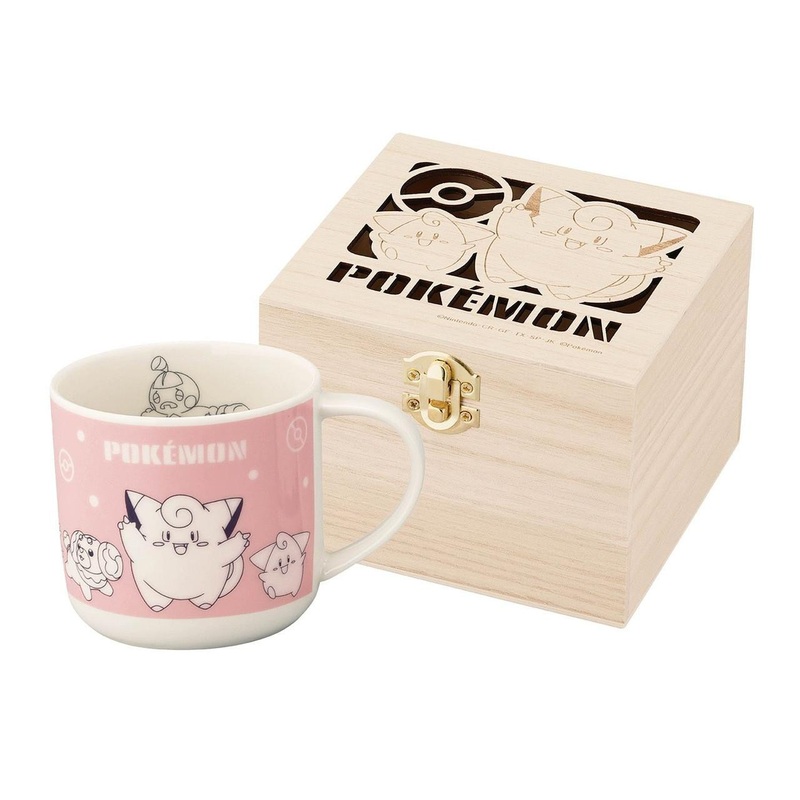 Pokemon Center Original Wooden Boxed Mug (Fairy) PM271-11H