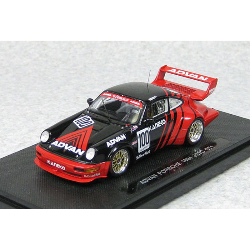 Ebbro 44528 Advan Porsche 911 GT1 1994 #100 Red/Black (Resin Model) 1/43 Scale
