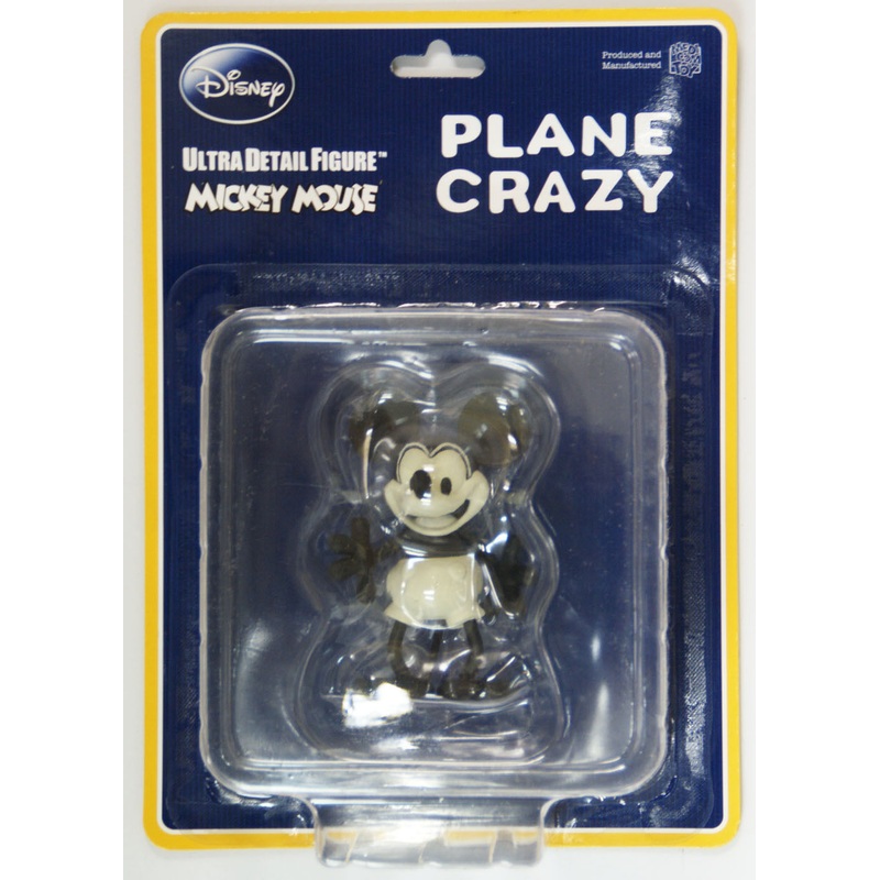 Medicom UDF-144 Ultra Detail Figure Disney Mickey Mouse (from Plane Crazy)