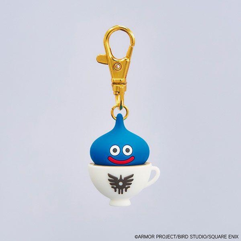 Square Enix Dragon Quest Cafe Slime Figure Keychain