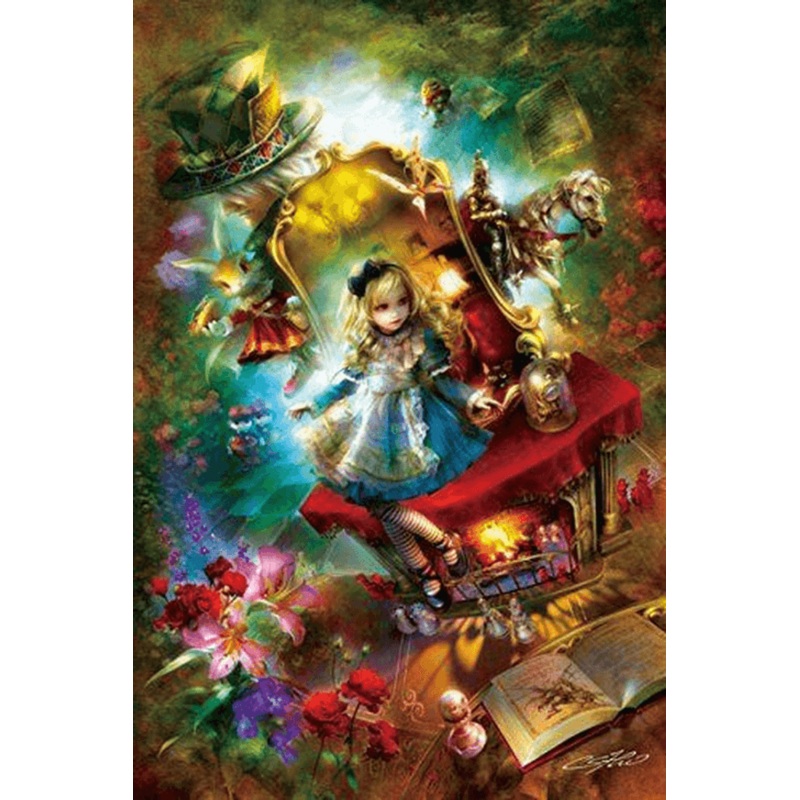APPLEOne Jigsaw Puzzle 1000-763 Alice In Wonderland (1000 Pieces)