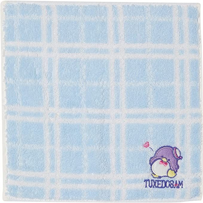 Sanrio Mini Towel L Plaid/ Tuxedo Sam 305880