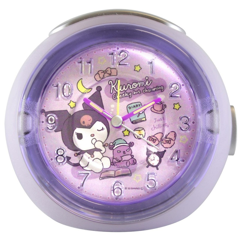 T’s Factory Sanrio Alarm Clock with LED Light / Kuromi