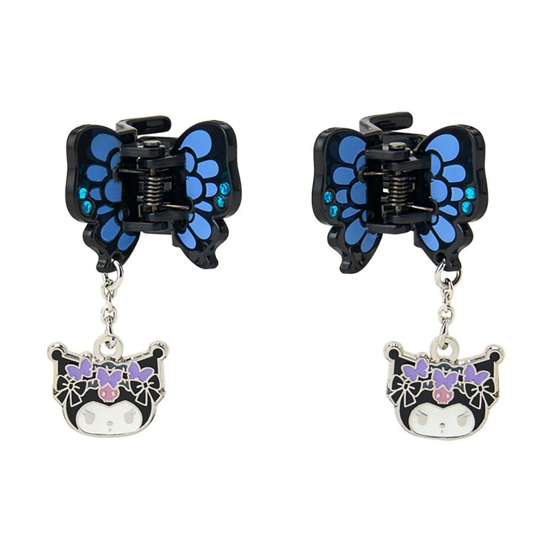 Sanrio Kuromi Mini Hair Clip Butterfly
