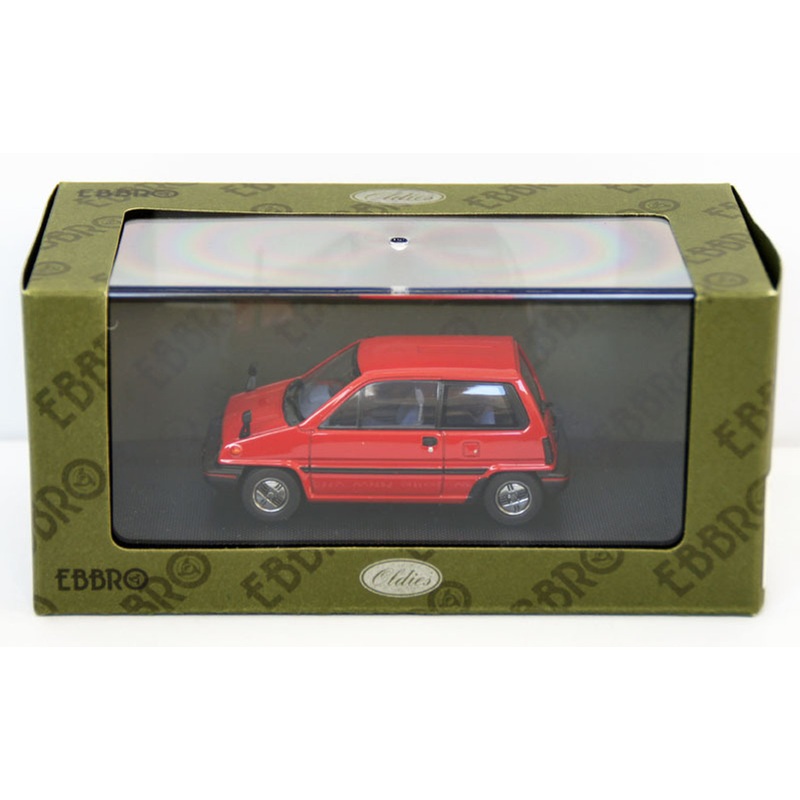 Ebbro 44491 Honda City With Alloy Wheel (Red) 1/43 Scale