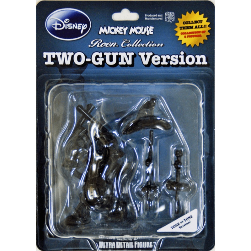Medicom UDF-99 Ultra Detail Figure Mickey Mouse Two Gun (Roen TOne on TOne Ver)