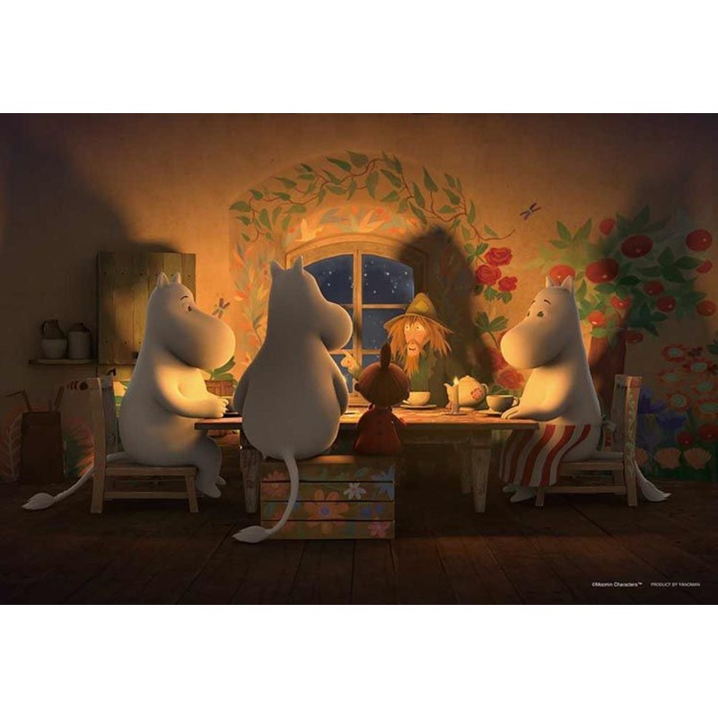 Yanoman 03-933 Jigsaw Puzzle Moomintroll & The Seahorses Moomin (300 Pieces)