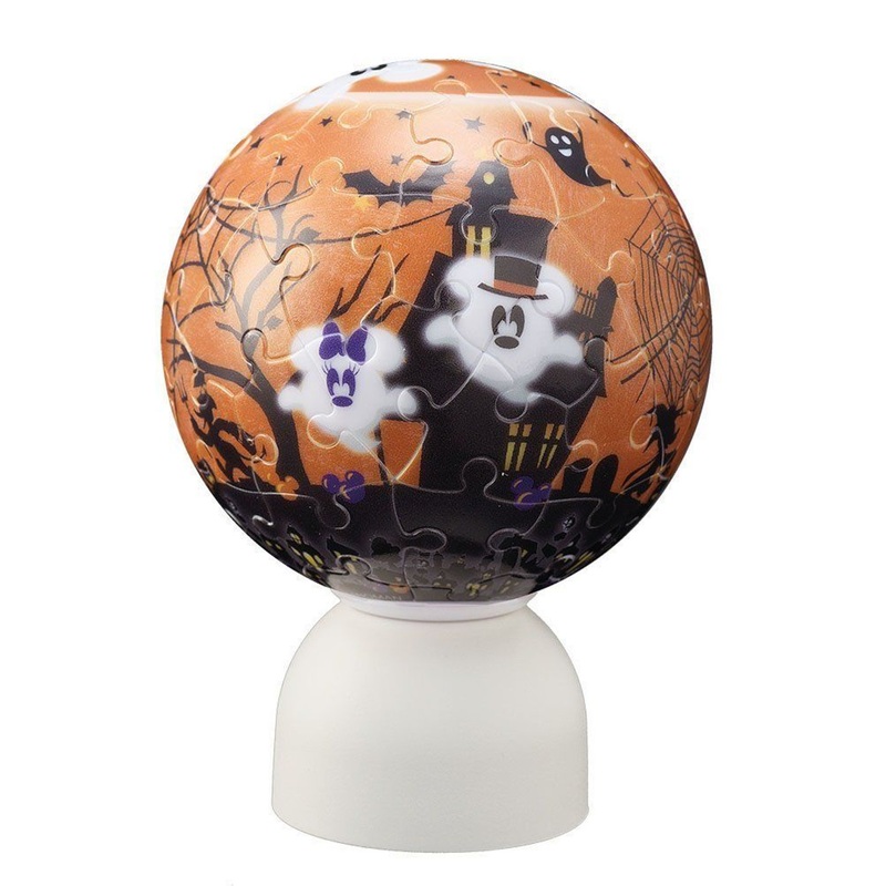 Yanoman 3D LED Lantern Puzzle 2003-460 Disney Halloween Ghost (60 Pieces)