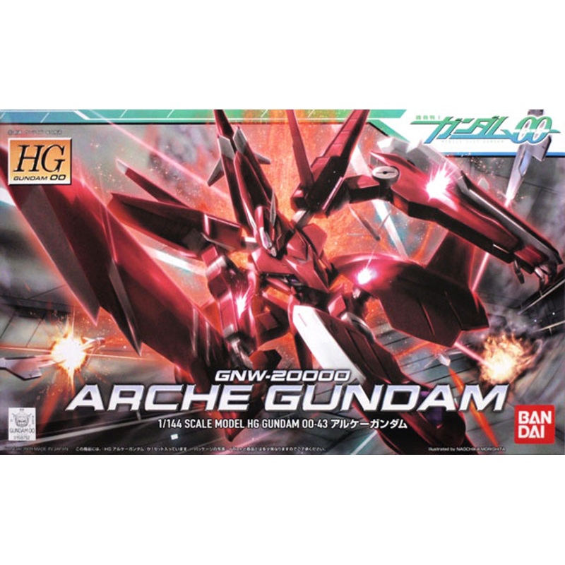 Bandai HG OO 43 Gundam ARCHE Gundam GNW-20000 1/144 Scale Kit