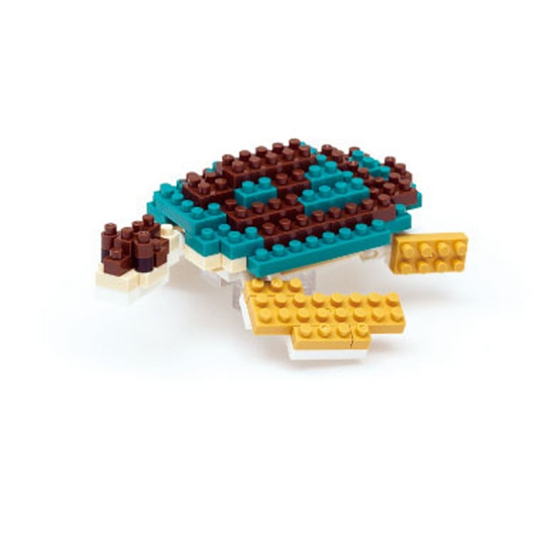 Kawada NBC-081 nanoblock Green Sea Turtle